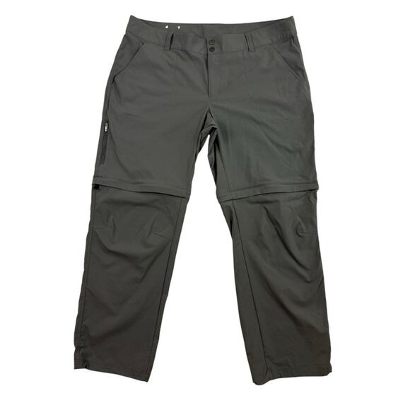Columbia Womens Saturday Trail Stretch Convertible Pants Gray 18W Short - Picture 1 of 13